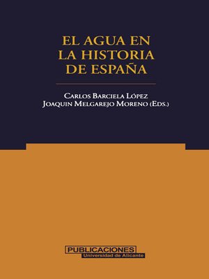 cover image of El Agua en la historia de España